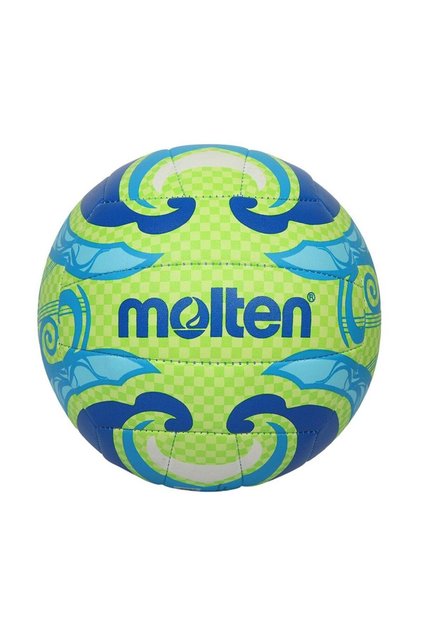 Minge volei plaja V5B1502-L soft, verde cu albastru,