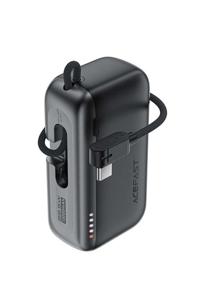 شاحن محمول M27 بسعة 10000 مللي أمبير مع كابل USB-C مدمج وشحن سريع بقوة 22.5 واط