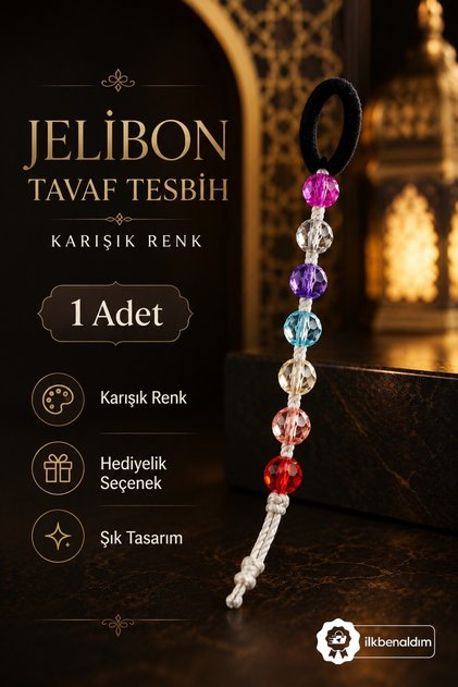 Tavaf Tesbihi Jelibon Model Karışık Renk | Hac ve Umre için Tesbih