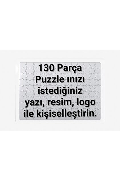 miras home Kişiye Özel Baskılı 130 Parça Hediyelik Puzzle Yapboz