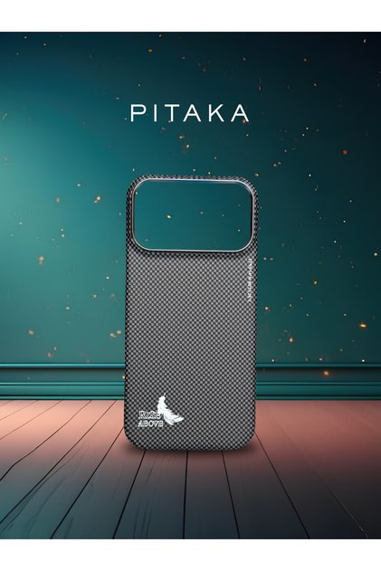 Premium Aramid Fiber Mobile Case | Ultra-Thin, Lightweight, Tactile Woven Texture, Enhanced Camera Protection, MagSafe Compatible & Durable Geometric Protective Cover