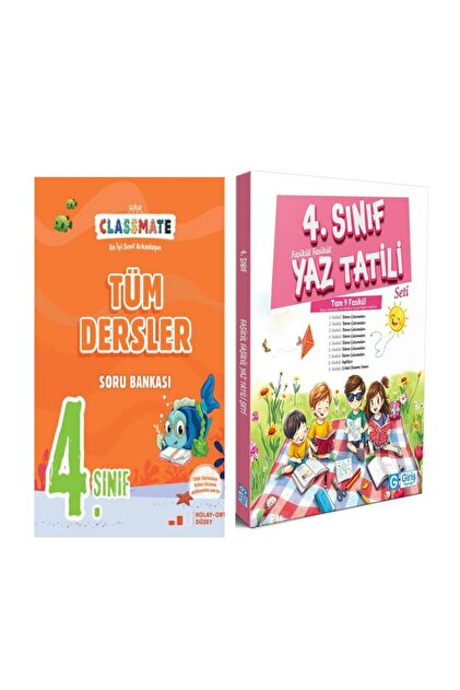 Okyanus Yayınları 4. Sınıf Classmate Tüm Dersler Soru Bankası Ve