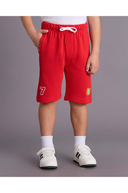 Boys Red Portugal Fan Shorts