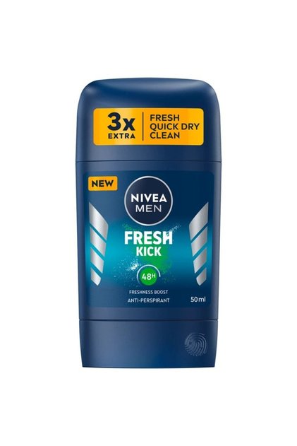 Антиперспирант стик, Nivea броя, 50 мл Men Fresh Kick