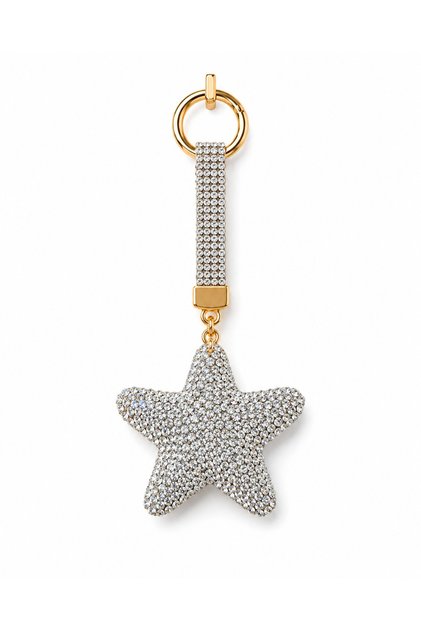Zircon Stone Star Keychain and Bag Accessory