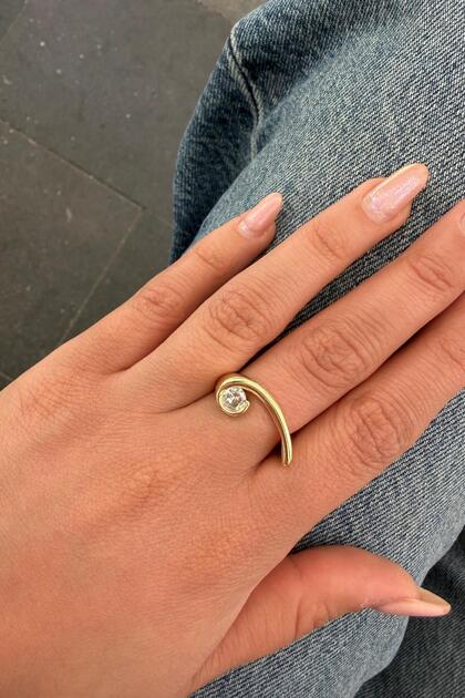 Steel Comet Ring
