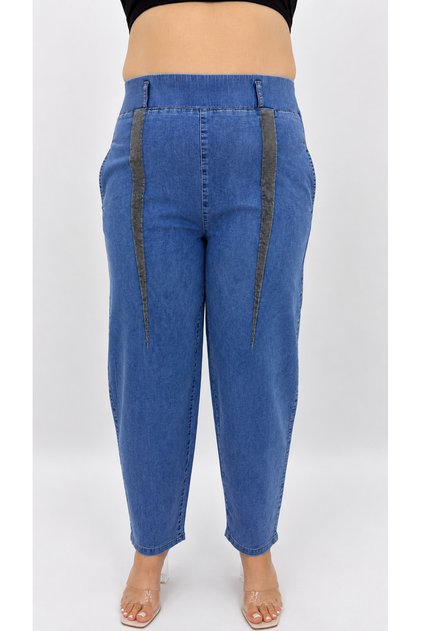 Plus Size Special Design Series Stoned Mom Summer Women's Trousers