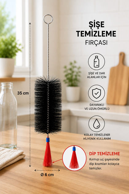 Bottle cleaning brush