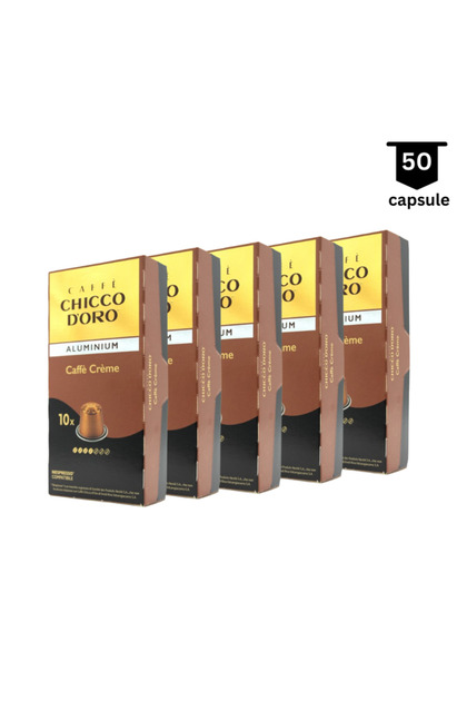 Chicco D’oro Caffé Créme - Συμβατό με Nespresso – 50 Κάψουλες Αλουμινίου