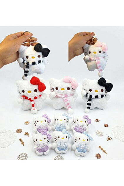 NB market Standing Mini Plush Keychain Hello Sanrio Character 2