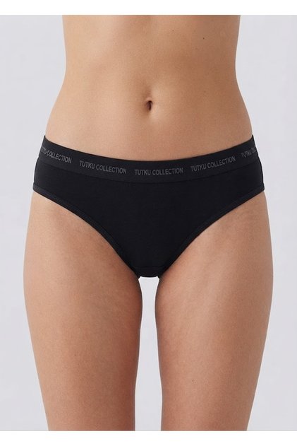 Chiloți bikini din țesătură pieptănată pentru femei