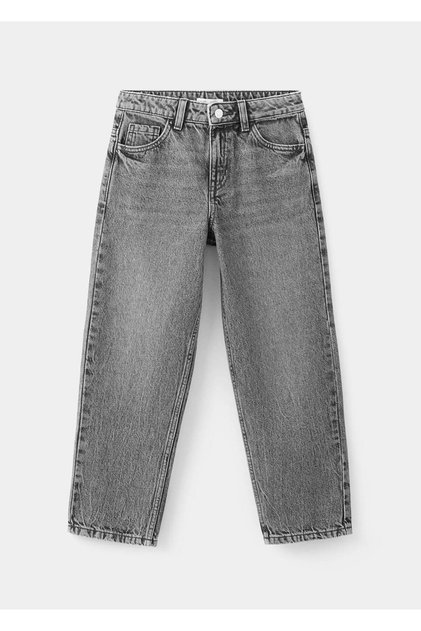 Pamuklu straight fit jean pantolon