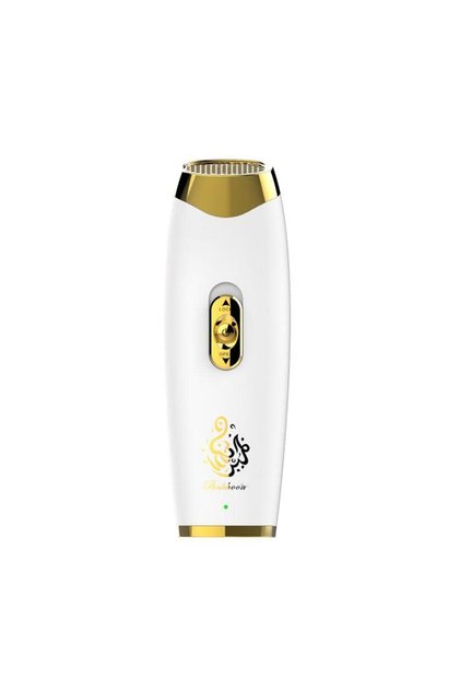 Portable B11 Handheld Incense Burner – Aromatherapy & Arabic Design in White & Gold