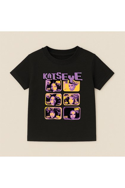 Katseye Printed Crew Neck Cotton Short Sleeve Kids & Youth T-Shirt