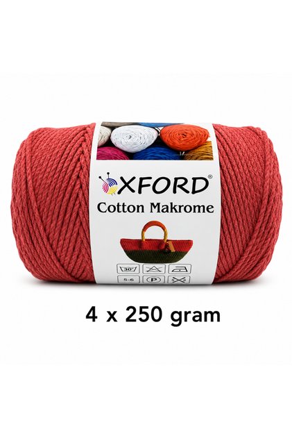 Cotton Macrame 4-Pack Package No:1152 Pomegranate Flower
