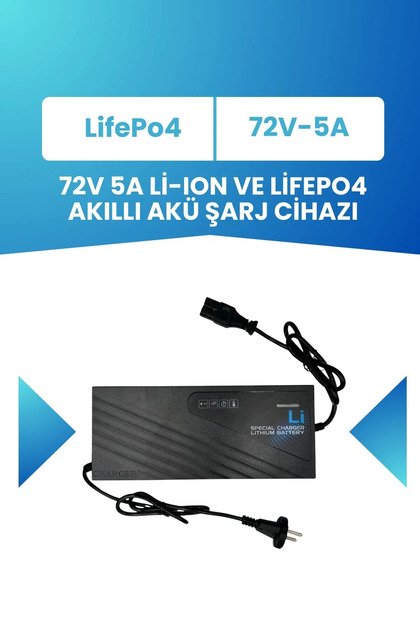 72V LiFePO₄ Batarya İçin 87.6V 5A Uzun Ömürlü Akıllı Şarj Aleti