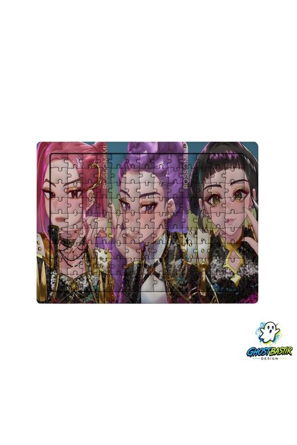 K-Pop Demon Hunters 99 Piece Standing Puzzle – Decorative Children's Puzzle 0250
