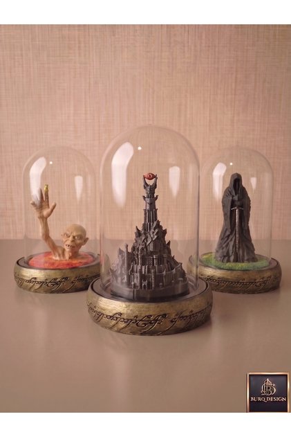 Yüzüklerin Efendisi Lord of the Rings 3 Adet Set 15x10 Figür