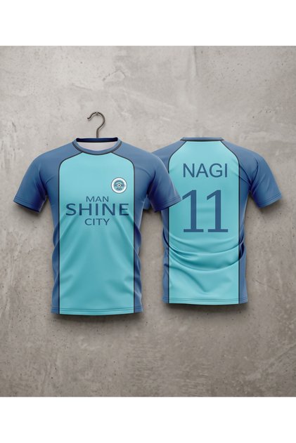 Anime Man Shine City T Ürün Forması Unisex Giyim