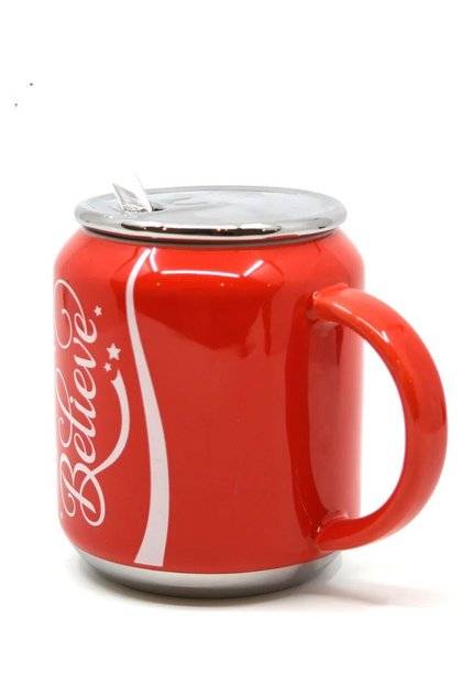 Believe Kutu Kola 3D Tasarım Kupa Bardak Coca Cola