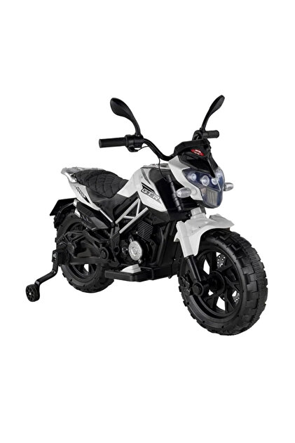 447 Motocross Akülü Motosiklet Beyaz