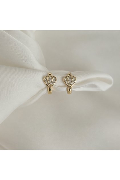 Xuping kararmaz gold çelik çocuk küpesi