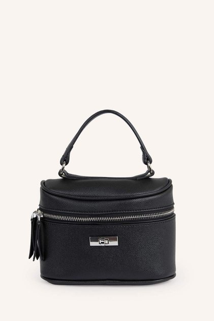 Damen-Handtasche mit Reißverschluss in Boxform I4429AXNS