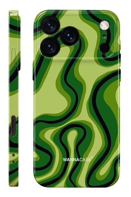 iPhone 17 Pro Jungle Pulse Essential Slim Full Coverage Glossy Print Hard Phone Case with Camera Protection