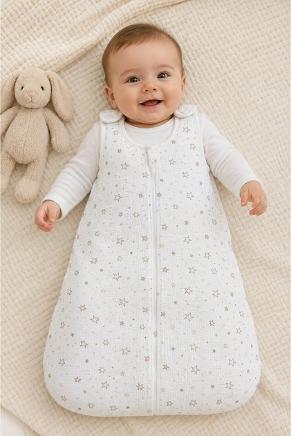 Fiber 2.5 Tog Strap-On Snap Fastener Baby Sleeping Bag 2712