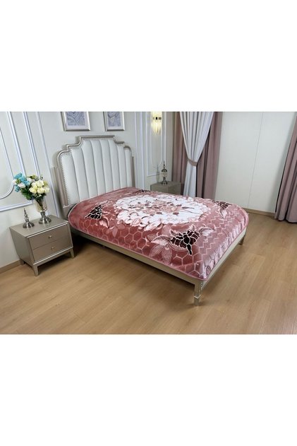 بطانيه شتويه مشجره طباعه ليزر -4 كيلو مقاس 220*180