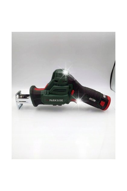 Ηλεκτρικό Πριόνι PAAS 12 A2, 12V, μπαταρία 2000 mAh, με ρυθμιζόμενη ταχύτητα, πλήρες σετ με φορτιστή και λάμα HCS 152 χιλιοστών.