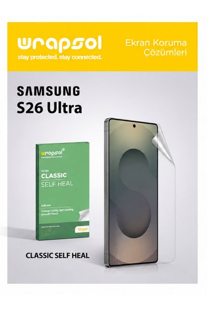 Samsung Galaxy S26 Ultra Classic Self Heal Gloss Ekran Koruyucu (0.18 mm)