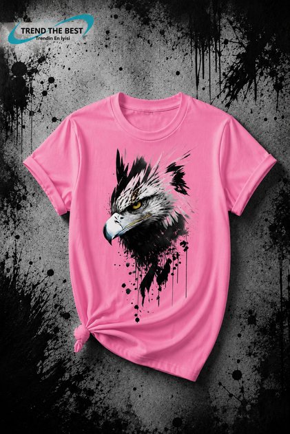 Summer Eagle Printed T-Shirt for Girls, Boys, and Adults