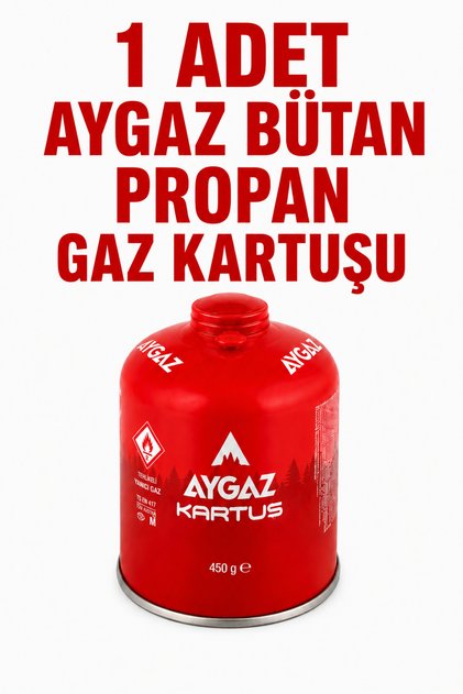 Gaz Kartuşu Bütan Propan Karışımlı Kamp Ocağı Kartuşu 1 Adet 450 g