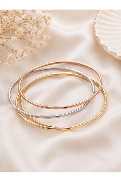 Steel 3 Color Ajda Set Bracelet