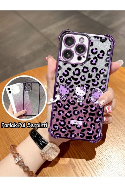 iPhone 16 Pro Max Compatible Transparent Four Corner Silicone Coated Glossy Edge Case