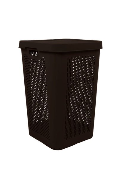 Q Basket Çamaşır Sepeti 66 litre Kahverengi