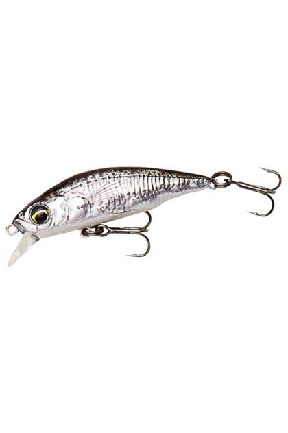 3D Sticklebait Twitch 4.5cm 4 gr Sahte Balık Black Silver