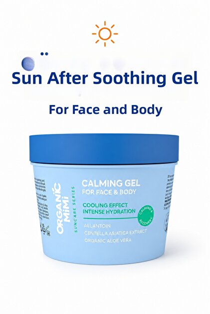 After Sun Care Gel Soothing Moisturizer for Face and Body 100 ml