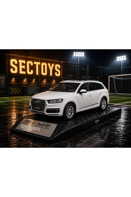 1:26 Scale Audi Q7 Jeep Diecast Model Car White Openable Doors Audi Q7 Diecast Model Car