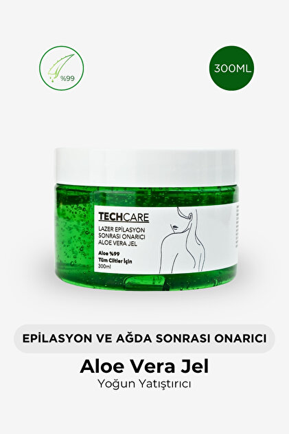 Tech Care ALOE VERA JEL - ANESTEZİ KREM-EPİLASYON VE AĞDA SONRASI