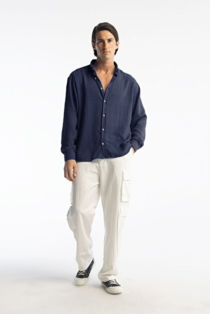 Men's Oversize Draped Shirt