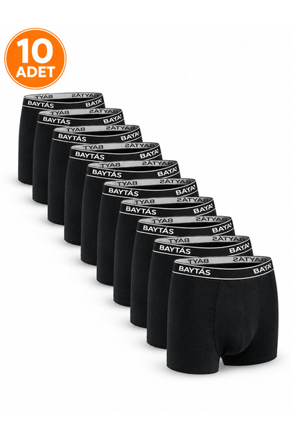Bărbați bumbac lu material elastic boxeri 10 bucăți