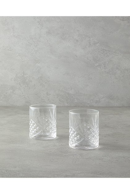 Agolde Glass 2-Piece Soft Drink Glass Transparent