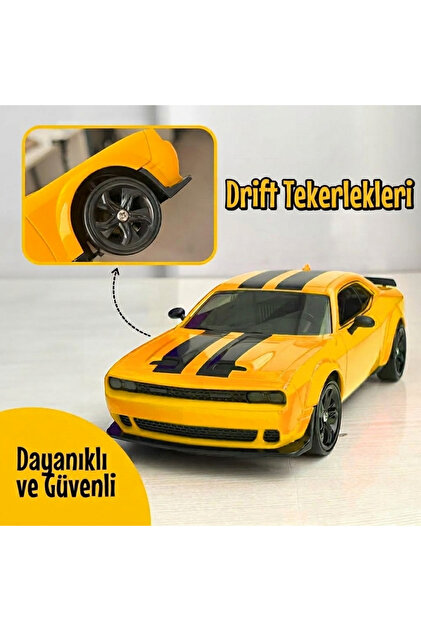 Brother Toys 25 Km/H Hız Yapan Dodge Challenger Görünümlü Şarjlı