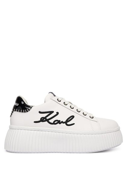 Beyaz Kadın Deri Sneaker KL42372C