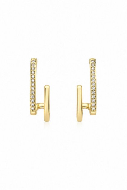Women's Steel Earrings Zircon Stone Vip Anti-tarnish Earrings