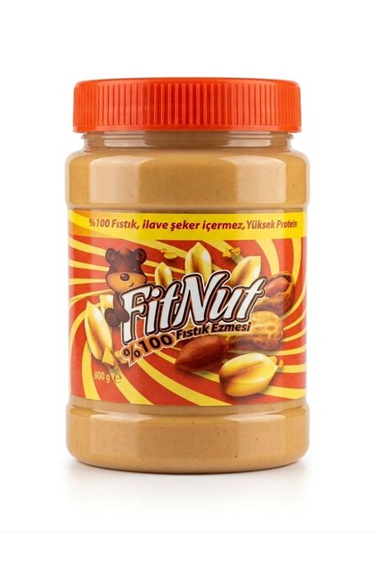 %100 Fıstık Ezmesi 800 gr - Sade
