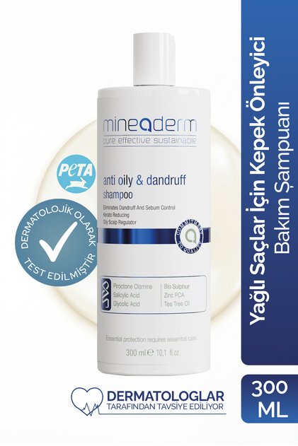 Yağlı Saçlar İçin Kepek Önleyici Bakım Şampuanı /Anti Oily Dandruff Shampoo