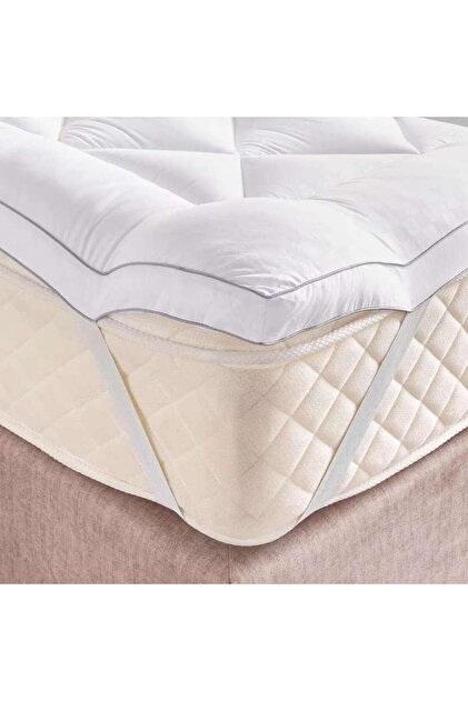 Aqua Shield Water Repellent King Mattress Topper 180x200+5cm-white